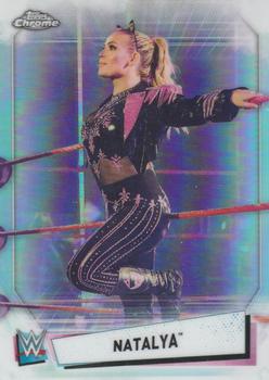 2021 Topps Chrome WWE - Refractors #62 Natalya Front
