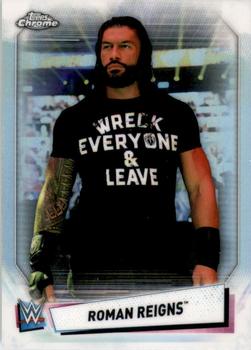 2021 Topps Chrome WWE - Refractors #64 Roman Reigns Front