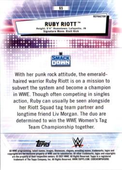 2021 Topps Chrome WWE - Refractors #65 Ruby Riott Back