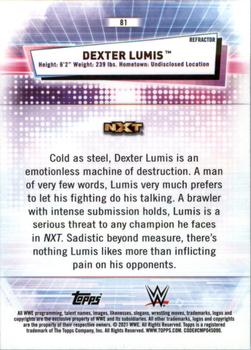 2021 Topps Chrome WWE - Refractors #81 Dexter Lumis Back