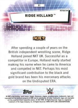 2021 Topps Chrome WWE - Refractors #91 Ridge Holland Back