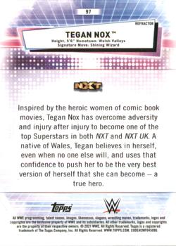 2021 Topps Chrome WWE - Refractors #97 Tegan Nox Back