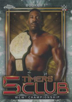2021 Topps Chrome WWE - 5 Timers Club #5T-1 Booker T Front
