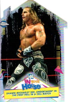 2021 Topps Chrome WWE - Best of In Your House #IYH-13 Shawn Michaels def. Undertaker in the First Hell in a Cell Match Front