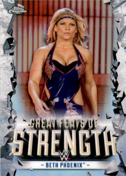 2021 Topps Chrome WWE - Great Feats of Strength #GF-1 Beth Phoenix Front