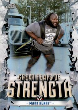 2021 Topps Chrome WWE - Great Feats of Strength #GF-2 Mark Henry Front