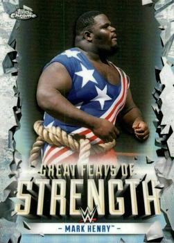 2021 Topps Chrome WWE - Great Feats of Strength #GF-3 Mark Henry Front