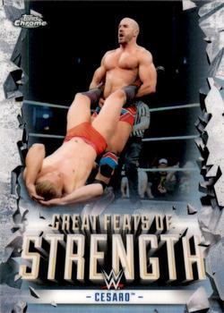 2021 Topps Chrome WWE - Great Feats of Strength #GF-8 Cesaro Front
