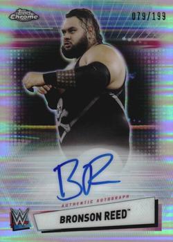2021 Topps Chrome WWE - Autographs #A-BR Bronson Reed Front