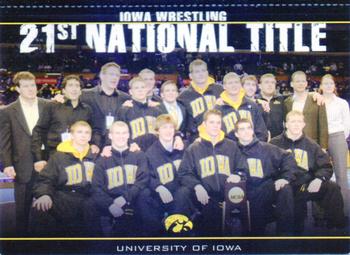 2008-09 Iowa Hawkeyes #NNO Iowa Wrestling Front