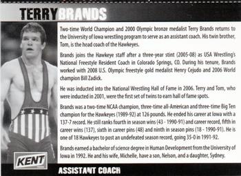 2008-09 Iowa Hawkeyes #NNO Terry Brands Back