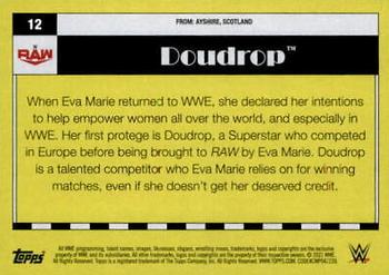 2021 Topps Heritage WWE - Rainbow Foil #12 Doudrop Back