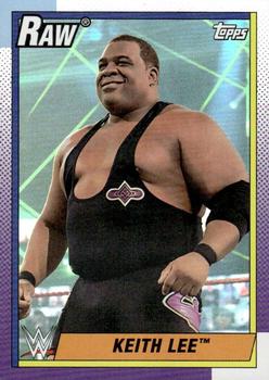 2021 Topps Heritage WWE - Rainbow Foil #21 Keith Lee Front