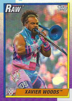 2021 Topps Heritage WWE - Rainbow Foil #46 Xavier Woods Front