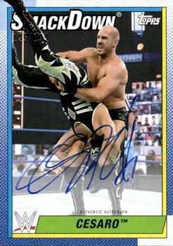 2021 Topps Heritage WWE - Autographs #A-CS Cesaro Front