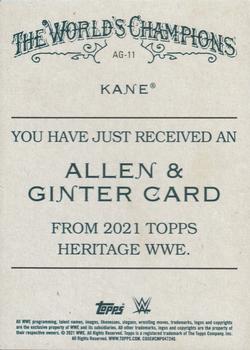 2021 Topps Heritage WWE - Allen & Ginter #AG-11 Kane Back