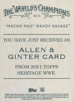 2021 Topps Heritage WWE - Allen & Ginter #AG-14 