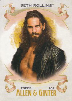 2021 Topps Heritage WWE - Allen & Ginter #AG-20 Seth Rollins Front