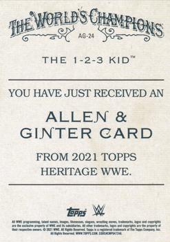 2021 Topps Heritage WWE - Allen & Ginter #AG-24 The 1-2-3 Kid Back
