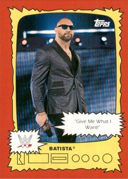 2021 Topps Heritage WWE - Superstars Speak #SS-1 Batista Front