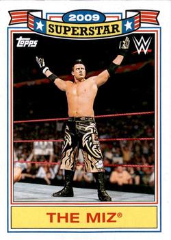 2021 Topps Heritage WWE - Superstar Tribute The Miz #TM-5 The Miz Is Drafted to Raw Front