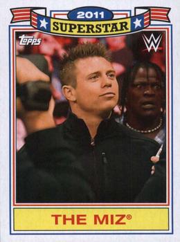 2021 Topps Heritage WWE - Superstar Tribute The Miz #TM-12 Awesome Truth Causes Chaos Front