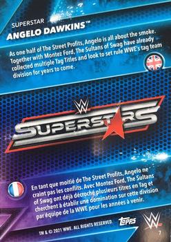 2021 Topps WWE Superstars #7 Angelo Dawkins Back