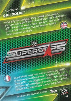 2021 Topps WWE Superstars #44 Gigi Dolin Back