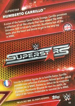 2021 Topps WWE Superstars #46 Humberto Carrillo Back