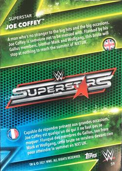 2021 Topps WWE Superstars #59 Joe Coffey Back