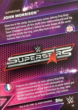 2021 Topps WWE Superstars #60 John Morrison Back