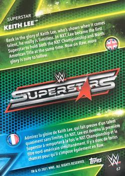 2021 Topps WWE Superstars #67 Keith Lee Back