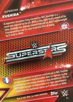 2021 Topps WWE Superstars #71 Kushida Back