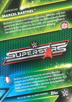 2021 Topps WWE Superstars #79 Marcel Barthel Back