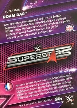 2021 Topps WWE Superstars #90 Noam Dar Back