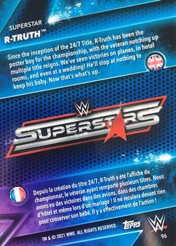 2021 Topps WWE Superstars #96 R-Truth Back
