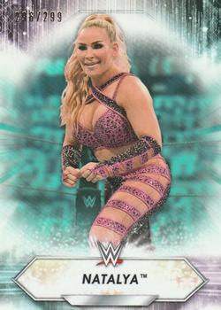 2021 Topps WWE - Aqua #155 Natalya Front