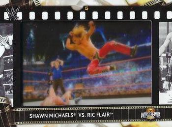 2021 Topps WWE - Match Film Strips Manufactured Relics #FS-MF Shawn Michaels vs. Ric Flair Front