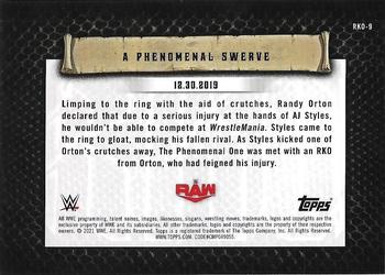 2021 Topps WWE - RKO #RKO-9 A Phenomenal Swerve Back