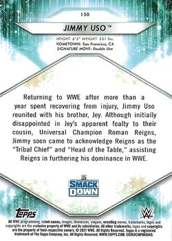 2021 Topps WWE - Foilboard #150 Jimmy Uso Back