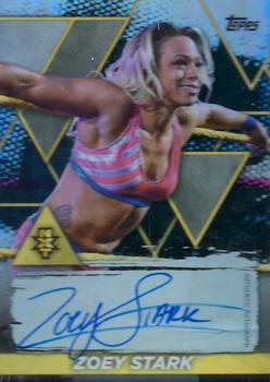 2021 Topps WWE Fully Loaded - Future Stars Autographs Onyx #S-ZS Zoey Stark Front