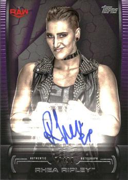 2021 Topps WWE Undisputed - Superstar Roster Autographs Purple #A-RP Rhea Ripley Front