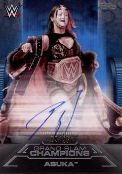 2021 Topps WWE Undisputed - Grand Slam Champions Autographs Blue #GA-A Asuka Front
