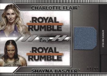 2021 Topps WWE Undisputed - Matchup Relics #MA-CS Charlotte Flair / Shayna Baszler Front