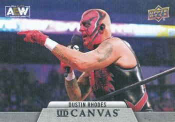 2021 Upper Deck AEW - Canvas #C-3 Dustin Rhodes Front