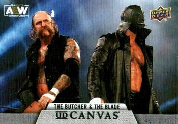 2021 Upper Deck AEW - Canvas #C-15 The Butcher / The Blade Front