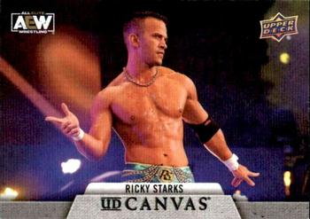 2021 Upper Deck AEW - Canvas #C-19 Ricky Starks Front