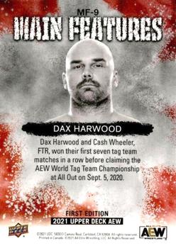 2021 Upper Deck AEW - Main Features #MF-9 Dax Harwood Back