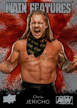 2021 Upper Deck AEW - Main Features Silver #MF-4 Chris Jericho Front
