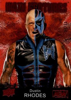 2021 Upper Deck AEW - Main Features Red #MF-12 Dustin Rhodes Front